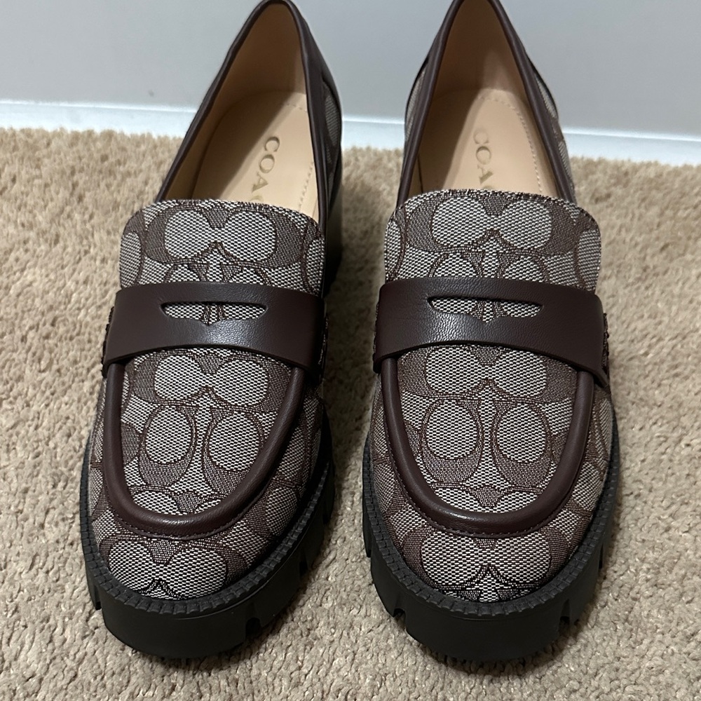 Coach Women's Brown Loafers - Worn - Picture 2 of 5